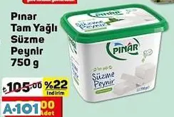 PINAR TAM YAĞLI SÜZME PEYNİR PINAR TAM YAĞLI SÜZME PEYNİR
